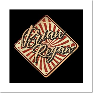 Brian Regan vintage design on top Posters and Art